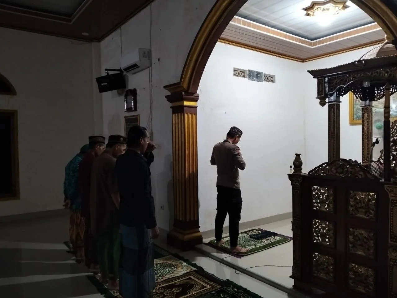 Subuh Keliling Polsek Batanghari Leko di Pangkalan Bulian Berlangsung Aman dan Terkendali