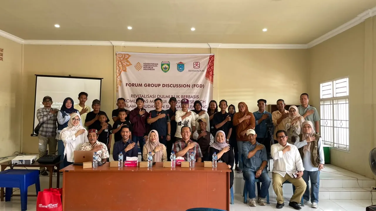 Komunitas Seni dan Wakil BPK Sumsel Hadiri Forum Dulmuluk di Pegayut